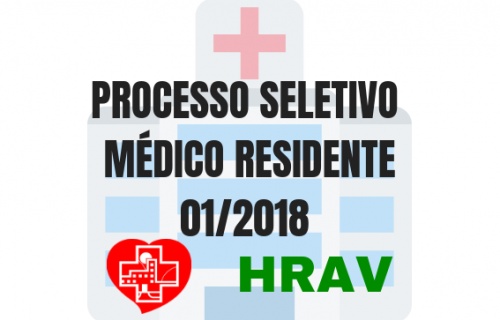 PROCESSO SELETIVO - MDICO RESIDENTE - EDITAL N RM 01/2018